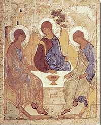 l'icona della Ss.Trinità di A.Rublev