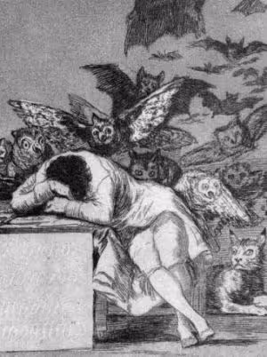 Goya: il sonno della ragione genera mostri (El sueño de la razón produce monstruos) Goya: il sonno della ragione genera mostri (El sueño de la razón produce monstruos)