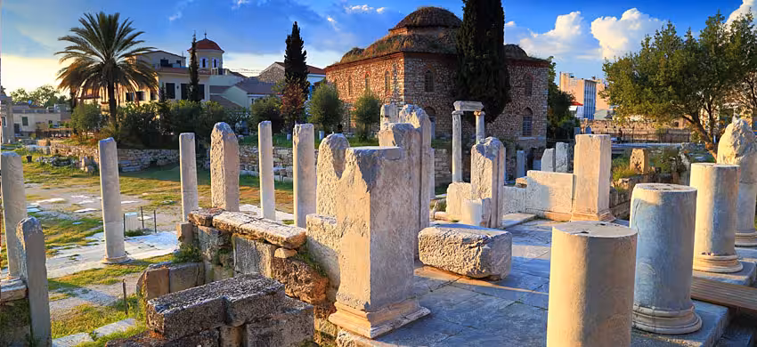 resti dell'agorà di Atene