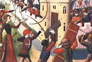 Giovanna d'Arco incita all'attacco