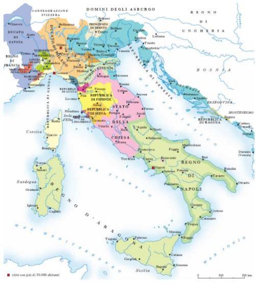 'Italia con la pace di Lodi